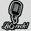 Наклейка «Let's Rock!»