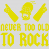 Наклейка «Never old»